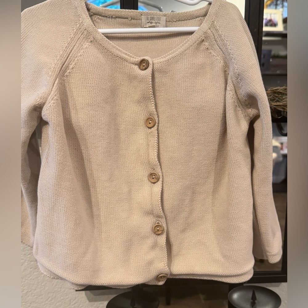 The Simple Folk Cream Cardigan